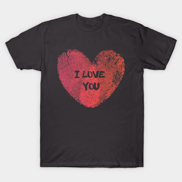 i love you T-Shirt by ifunly